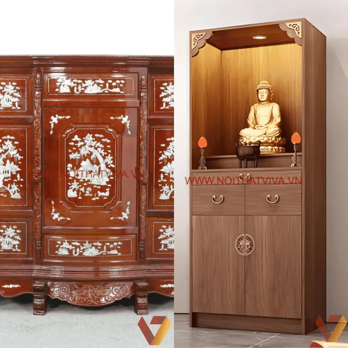 Tủ Thờ Cẩn - Nét Đẹp Truyền Thống Không Gian Thờ Cúng Việt Tủ Thờ Cẩn - Nét Đẹp Truyền Thống Không Gian Thờ Cúng Việt