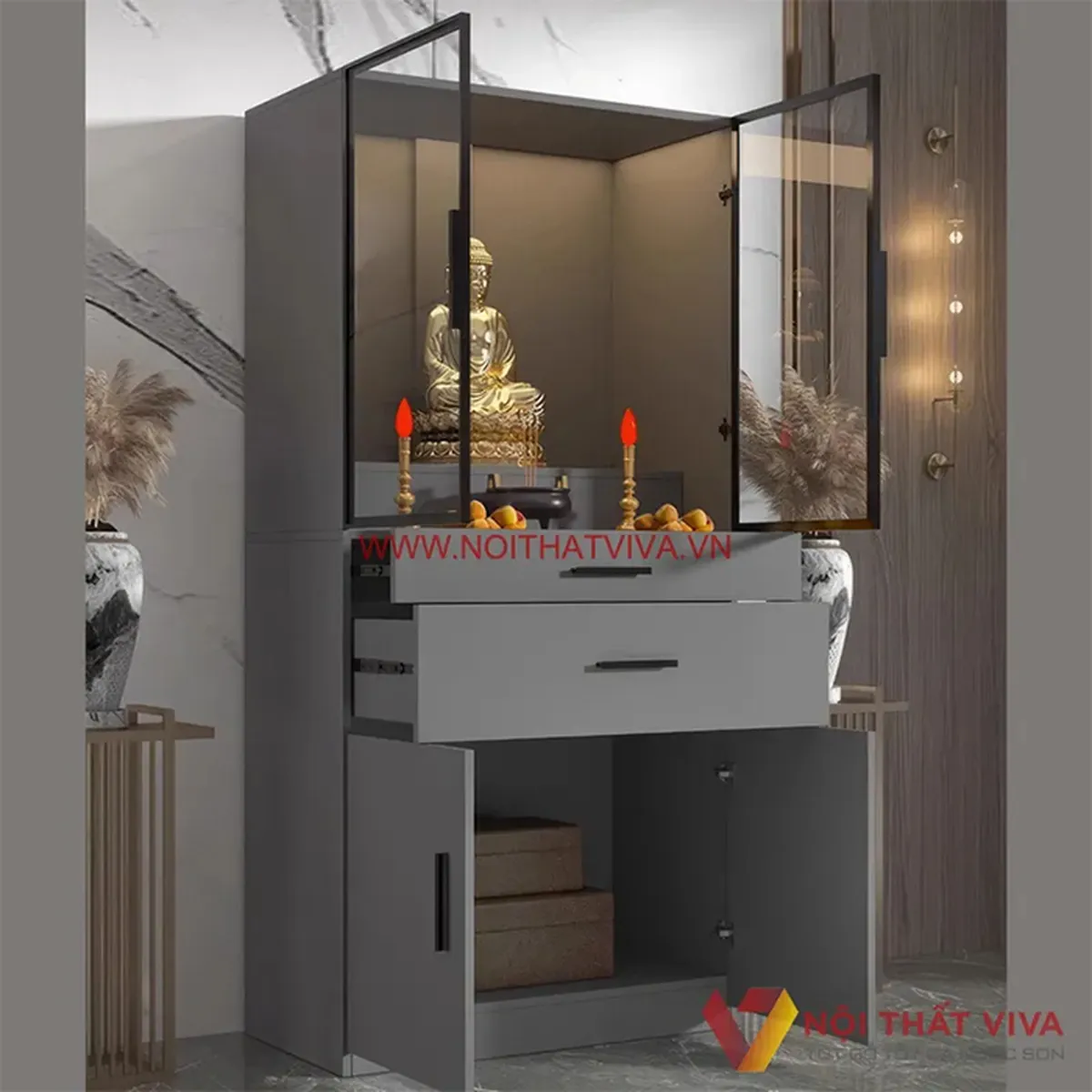 Tủ Thờ Gỗ Công Nghiệp Tủ Thờ Gỗ Công Nghiệp