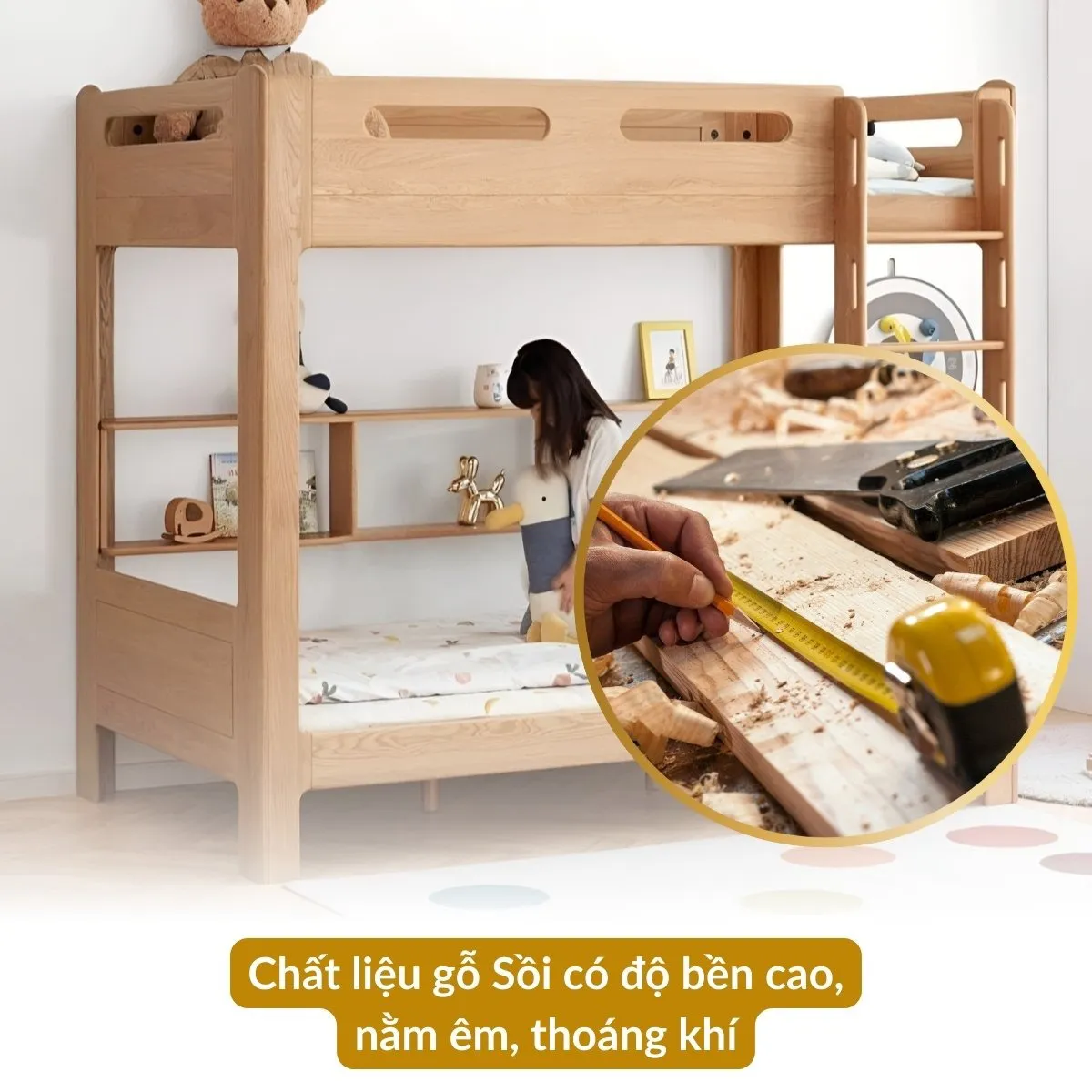 Tư vấn kích thước giường tầng trẻ em tiêu chuẩn, khoa học & an toàn  Tư vấn kích thước giường tầng trẻ em tiêu chuẩn, khoa học & an toàn