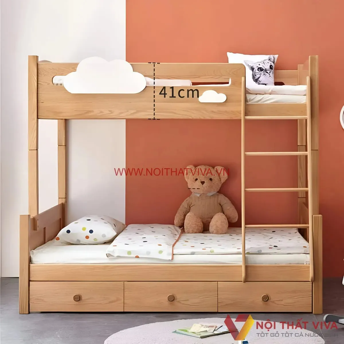 Tư vấn kích thước giường tầng trẻ em tiêu chuẩn, khoa học & an toàn  Tư vấn kích thước giường tầng trẻ em tiêu chuẩn, khoa học & an toàn