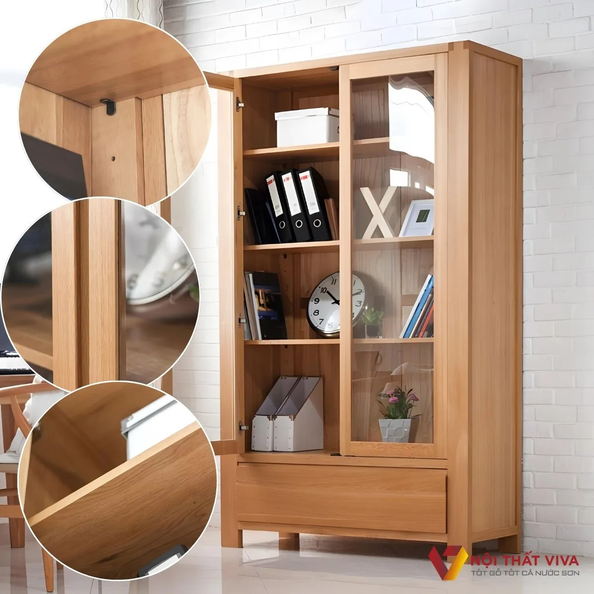 Tủ Hồ Sơ Gỗ Tự Nhiên Tủ Hồ Sơ Gỗ Tự Nhiên