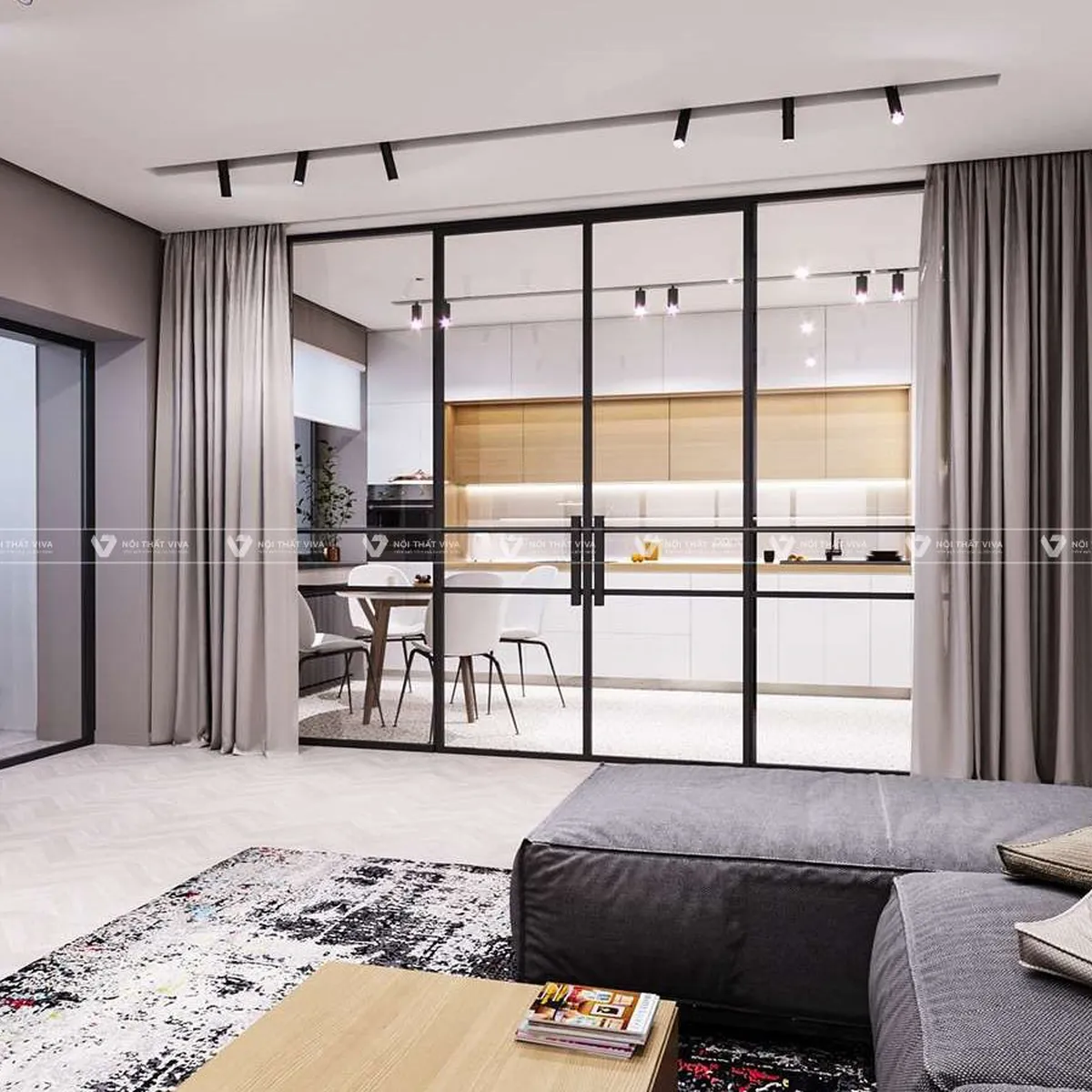 Vách kính ngăn phòng khách là gì? Ưu nhược điểm và cách lựa chọn phù hợp Vách kính ngăn phòng khách là gì? Ưu nhược điểm và cách lựa chọn phù hợp