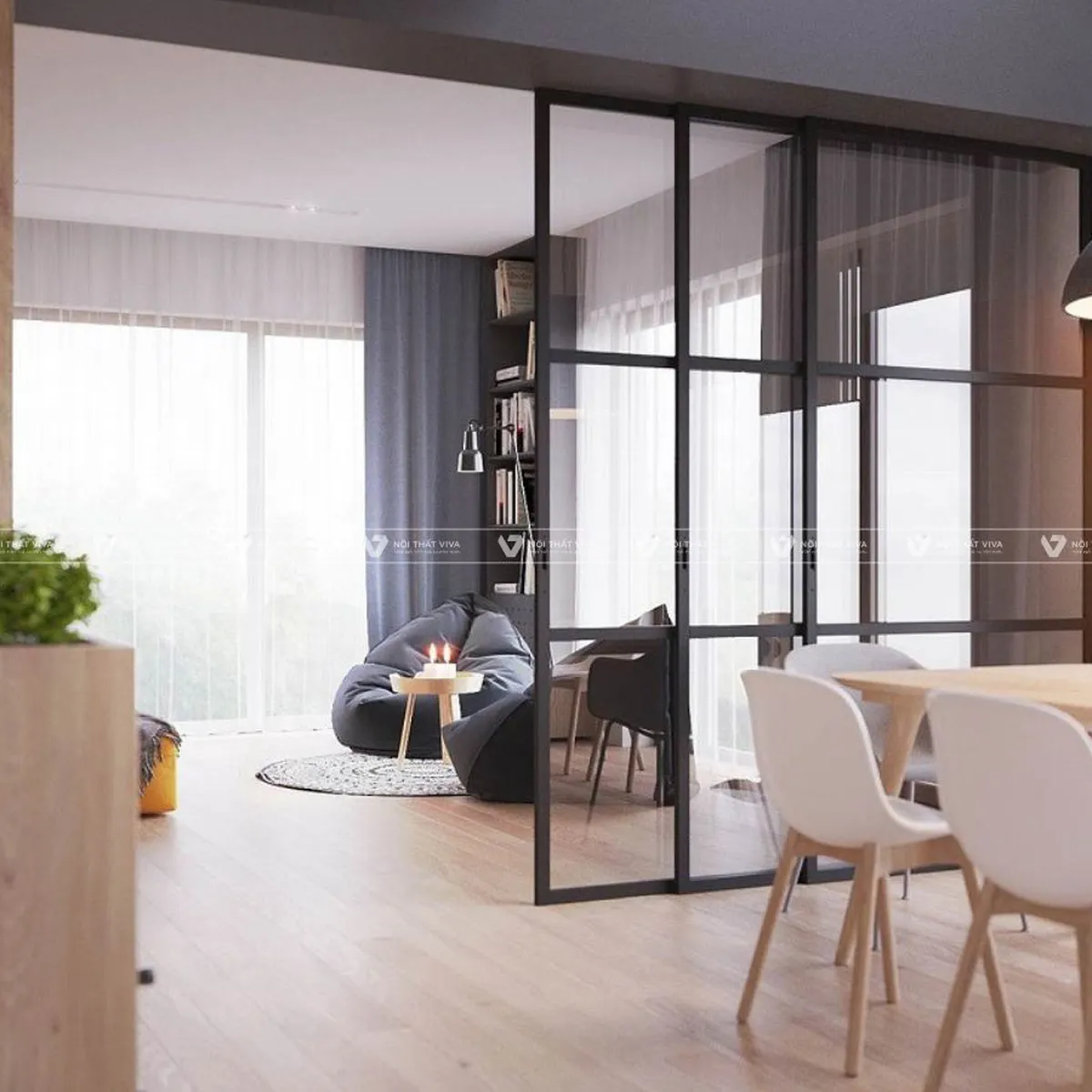 Vách kính ngăn phòng khách là gì? Ưu nhược điểm và cách lựa chọn phù hợp Vách kính ngăn phòng khách là gì? Ưu nhược điểm và cách lựa chọn phù hợp