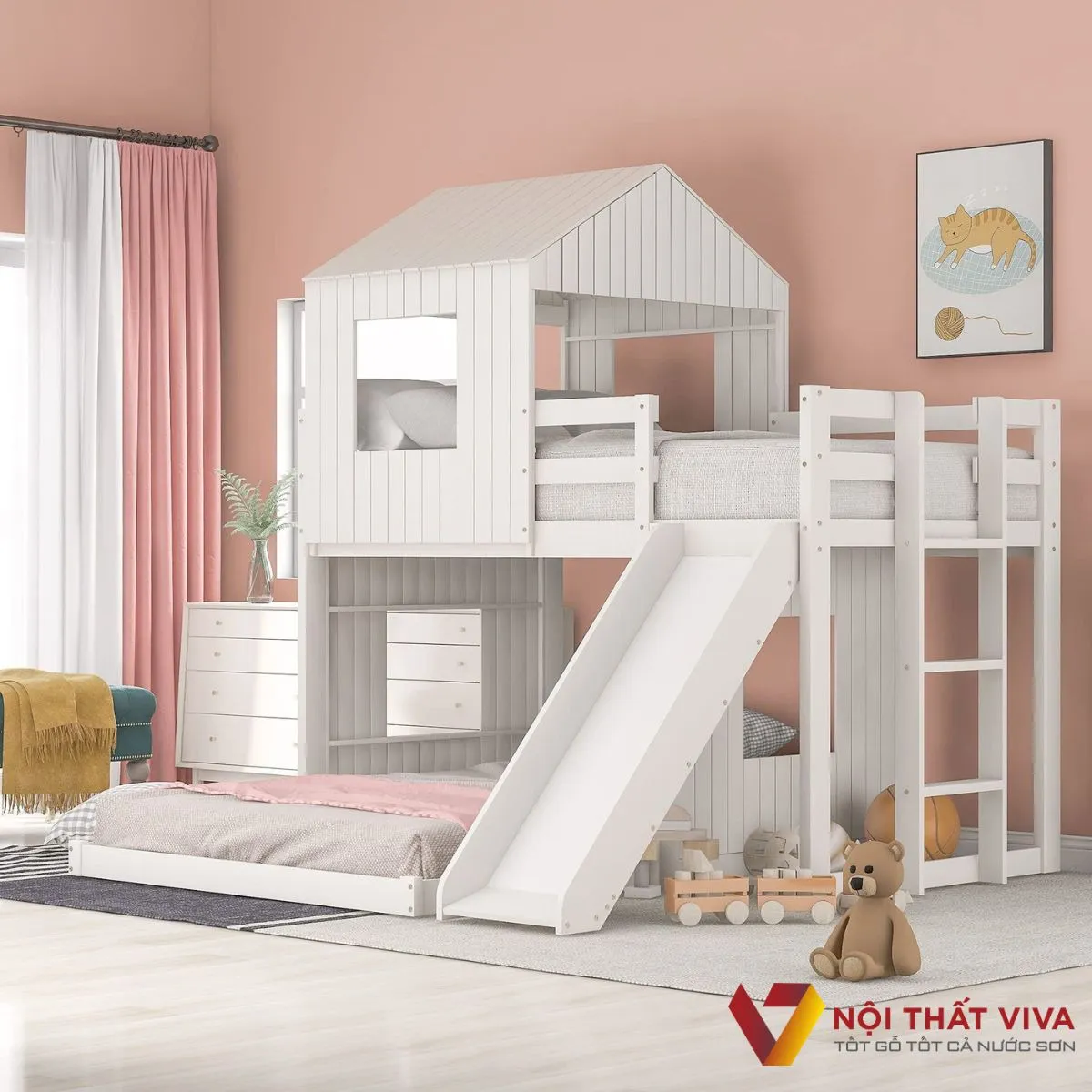 Vì sao giường tầng có cầu trượt lại gây sốt? Tổng hợp mẫu đẹp nhất Vì sao giường tầng có cầu trượt lại gây sốt? Tổng hợp mẫu đẹp nhất