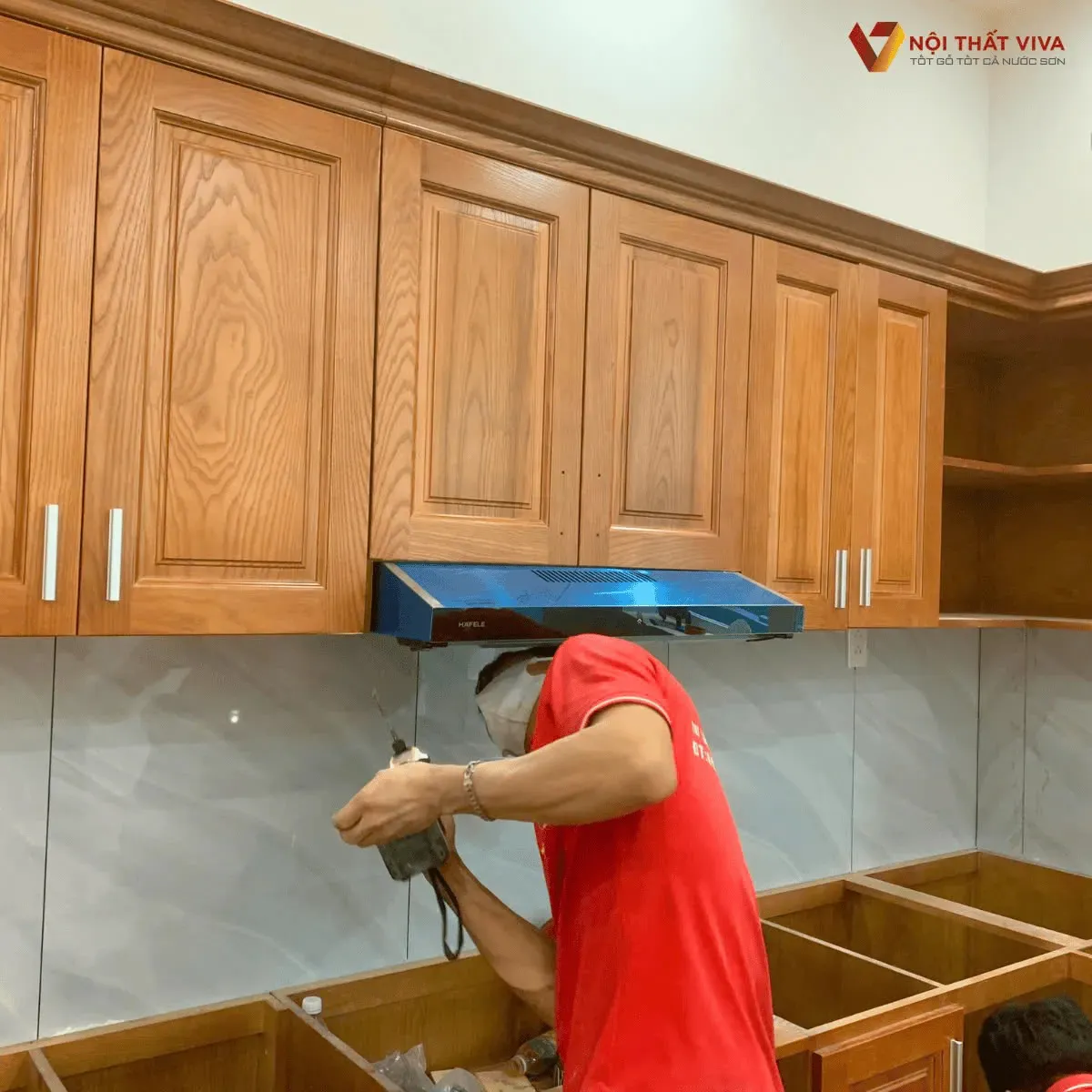 Tủ Bếp Gỗ Tự Nhiên