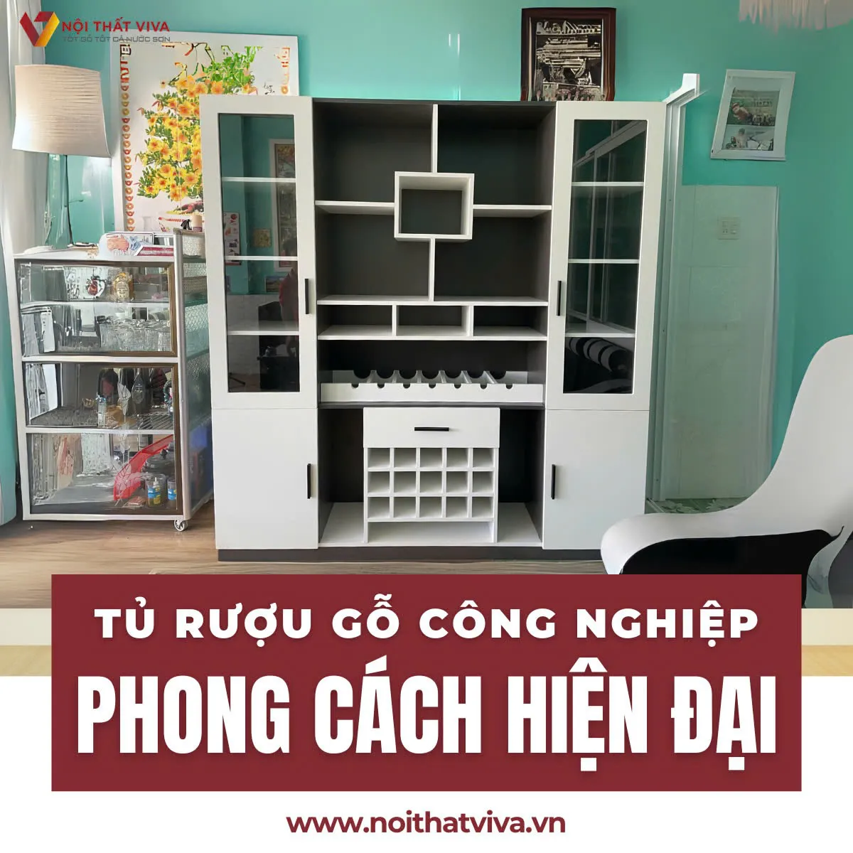 Tủ Rượu Gỗ Công Nghiệp