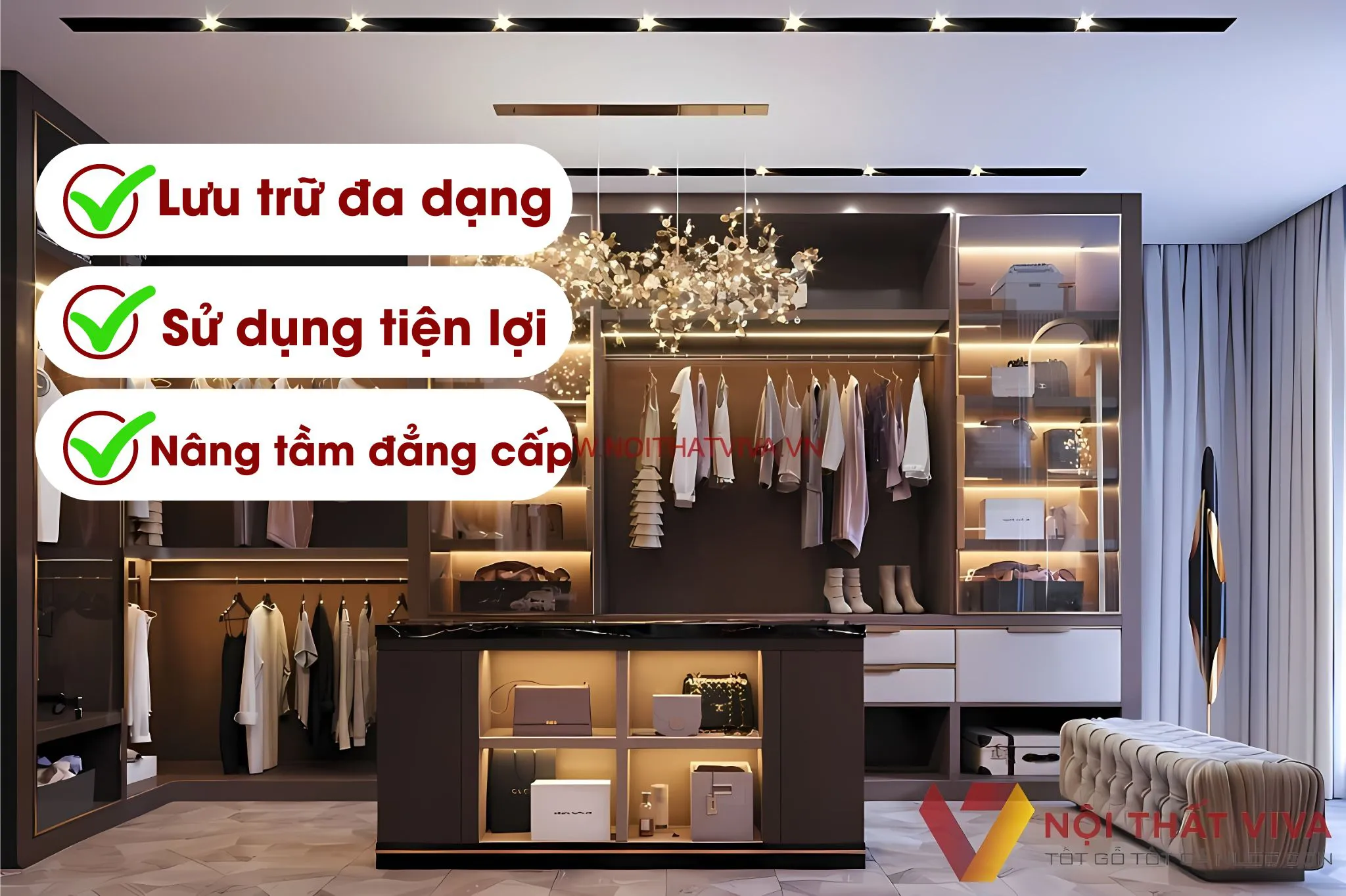 ​​​​​​​Cách dùng tủ quần áo đúng cách bền lâu, đẹp sang trọng.