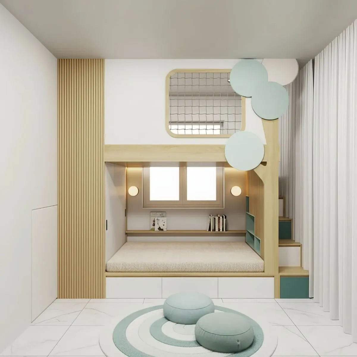 Tổng Hợp Mẫu Giường Tầng Trẻ Em Đẹp Gi&aacute; Rẻ, Giường Tầng Cho B&eacute; Trai, B&eacute; G&aacute;i 