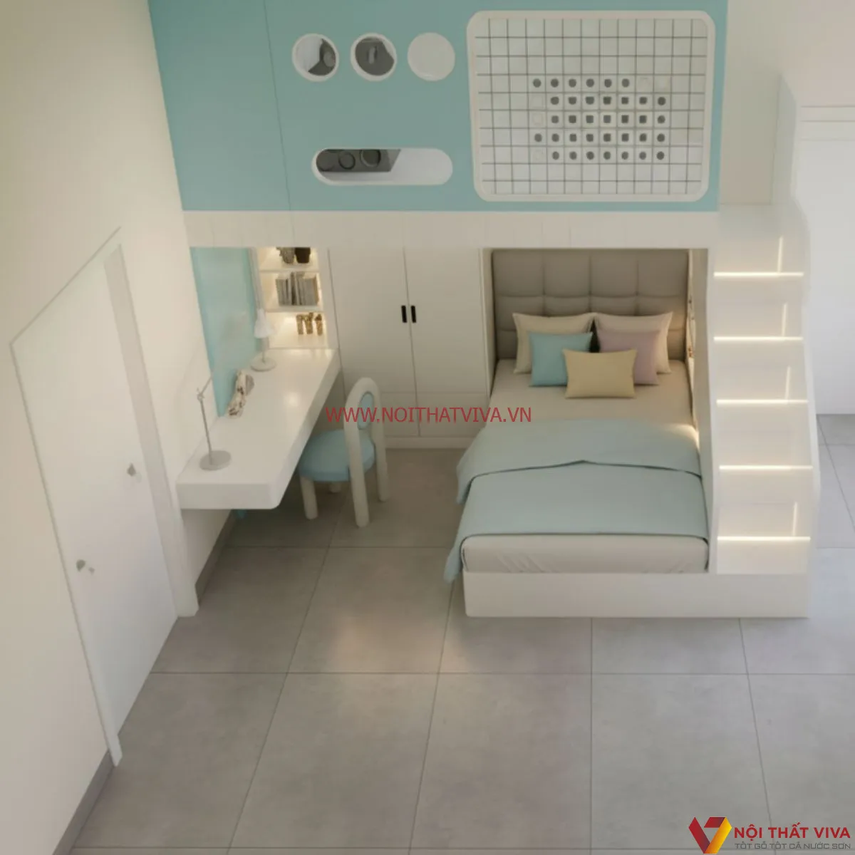 Tổng Hợp Mẫu Giường Tầng Trẻ Em Đẹp Gi&aacute; Rẻ, Giường Tầng Cho B&eacute; Trai, B&eacute; G&aacute;i 