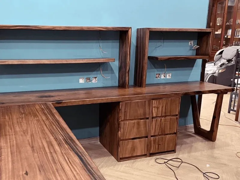 Bàn Làm Việc Gỗ Tự Nhiên