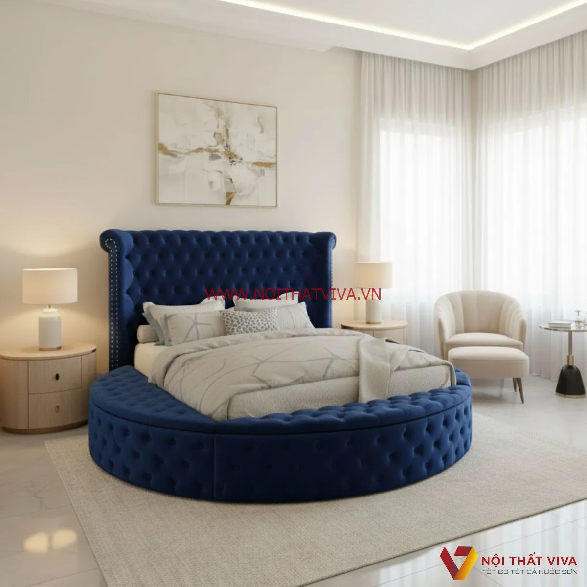 Giường Tr&ograve;n