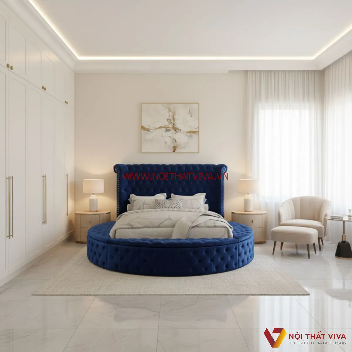 Giường Tr&ograve;n