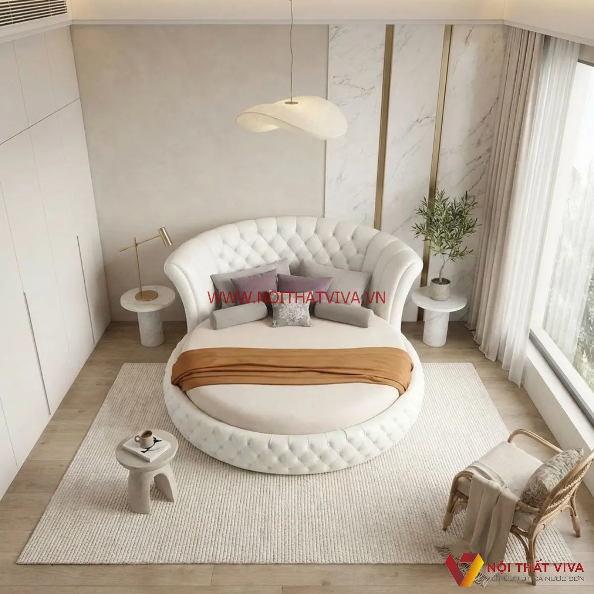 Giường Tr&ograve;n