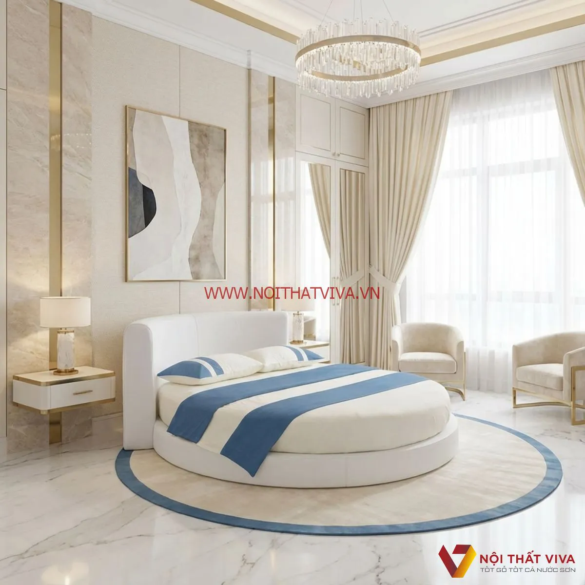 Giường Tr&ograve;n