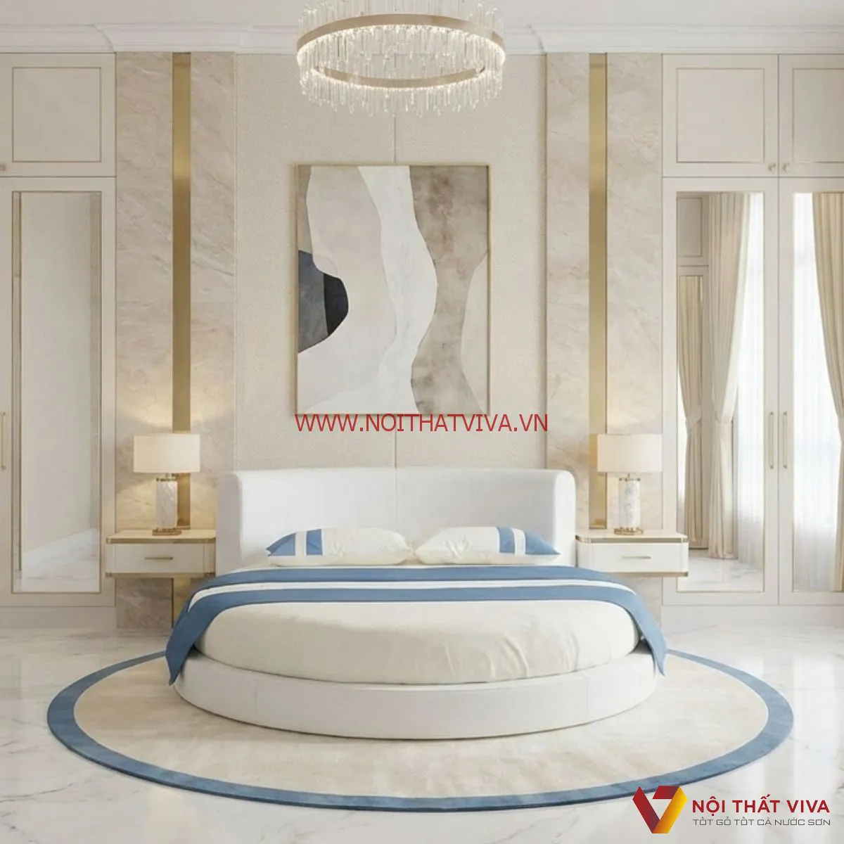 Giường Tr&ograve;n