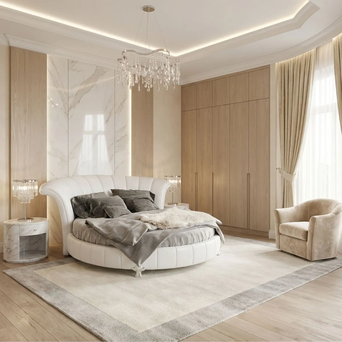 Giường Tr&ograve;n