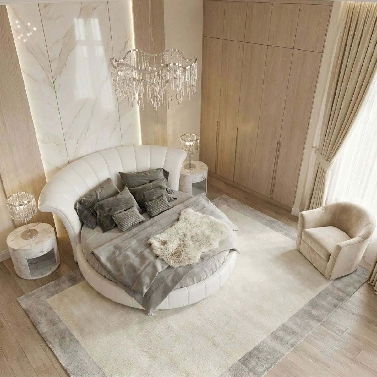 Giường Tr&ograve;n