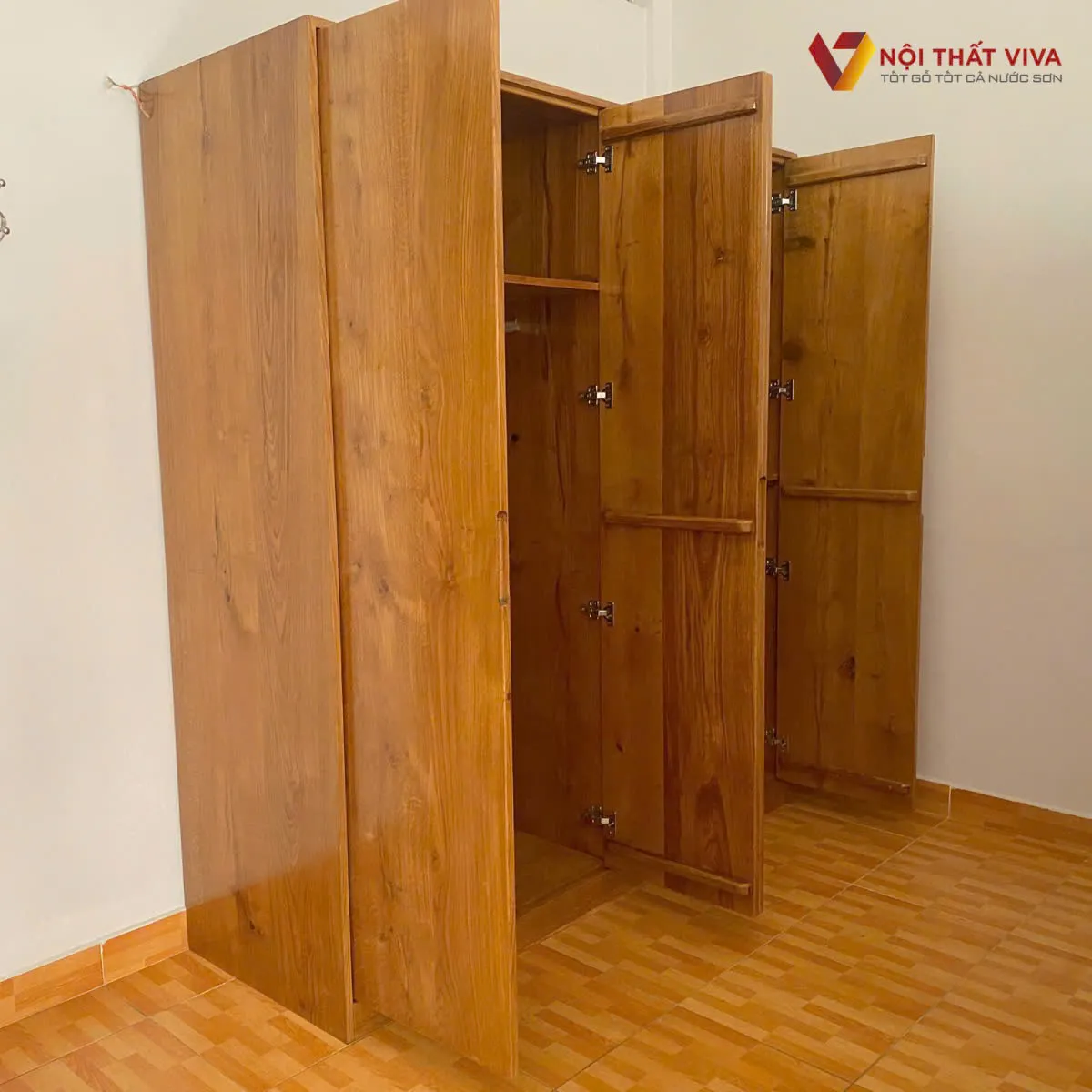 Tủ Quần Áo Gỗ Sồi