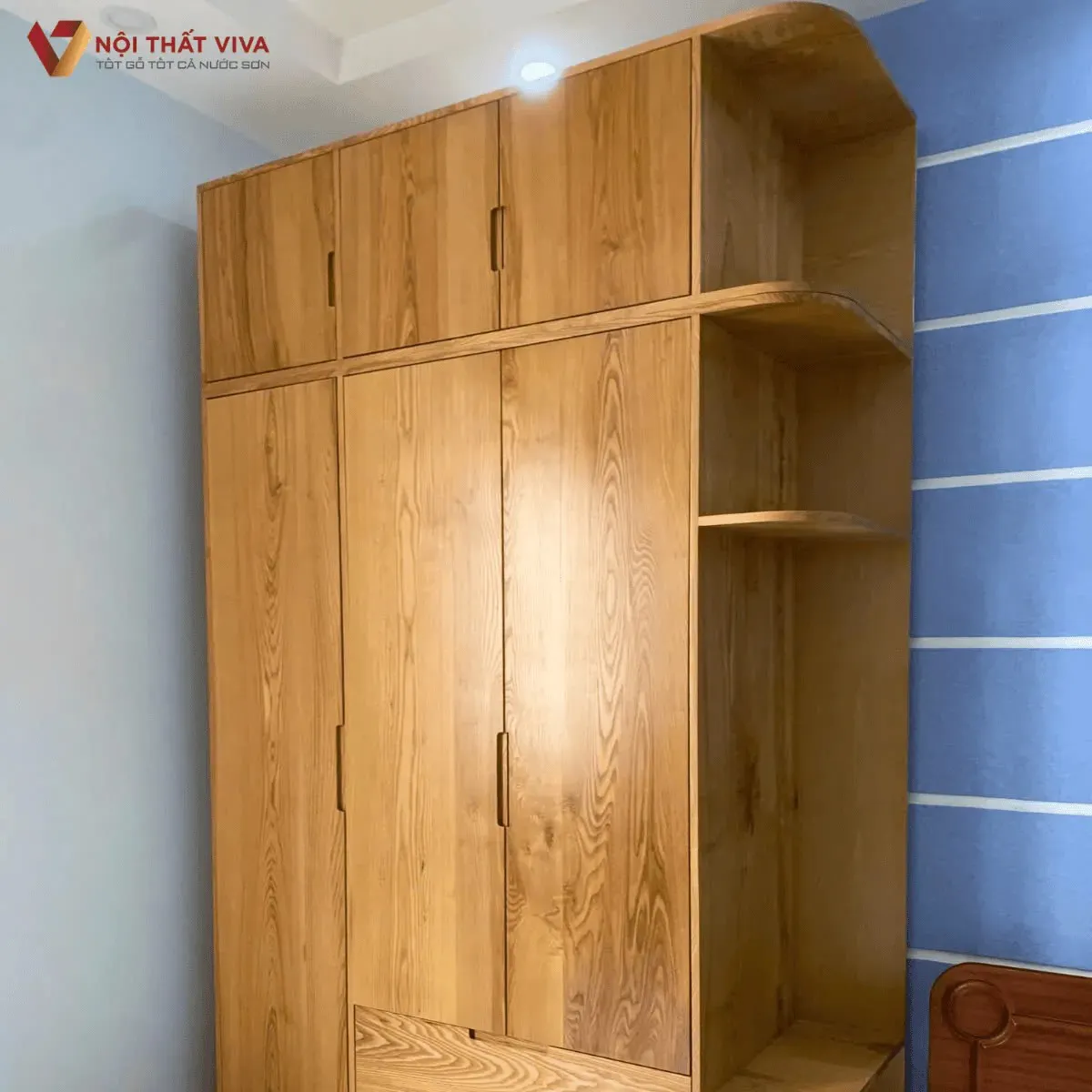 Tủ Quần Áo Gỗ Sồi
