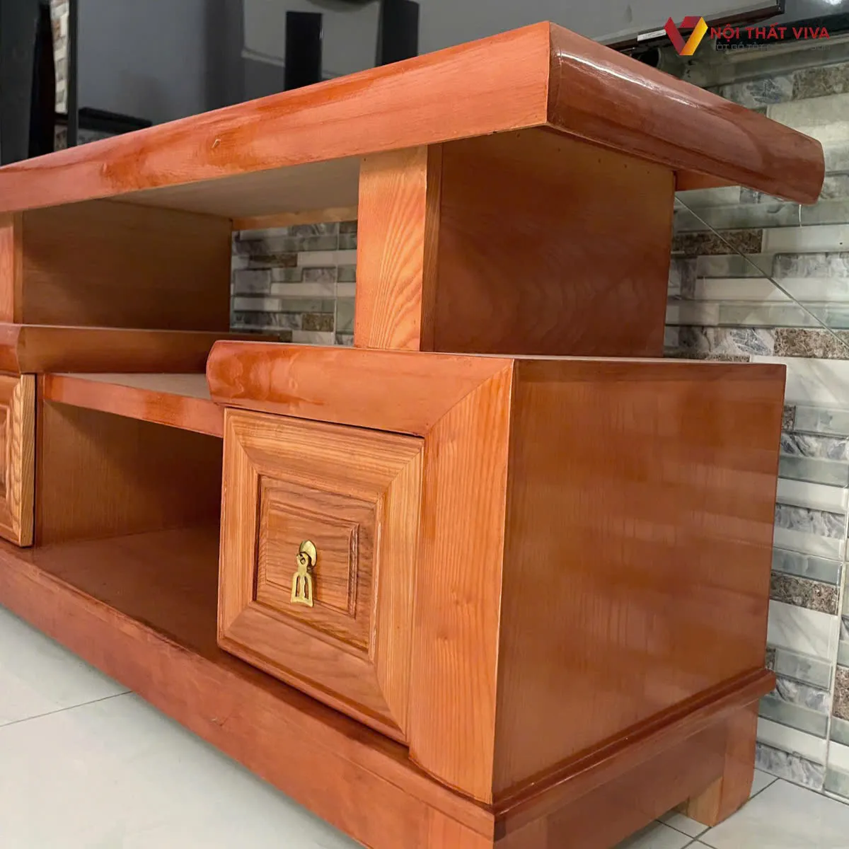 Kệ Tivi Gỗ Tự Nhiên