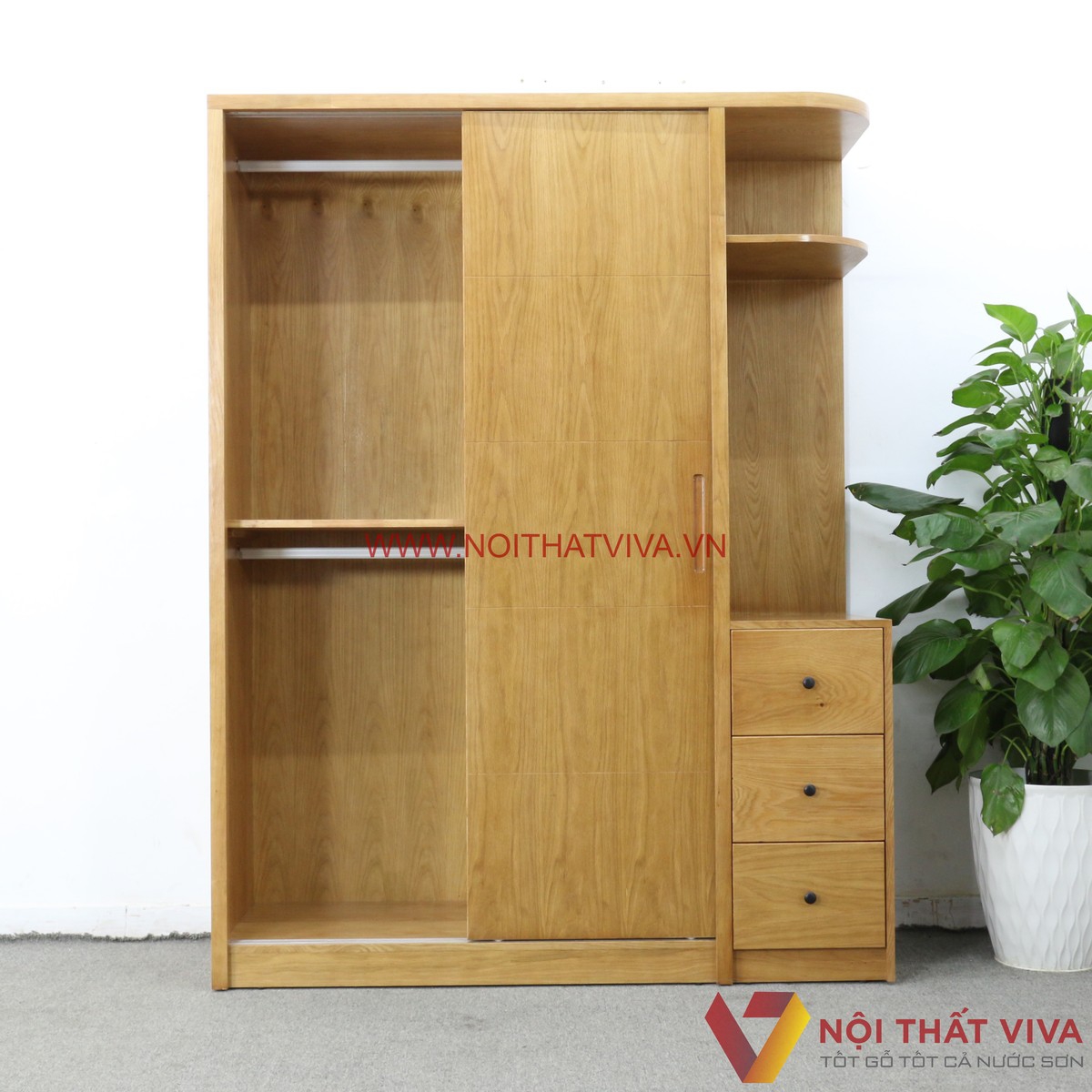 Điều gì giúp tủ áo gỗ Sồi Mỹ chinh phục người dùng Việt?