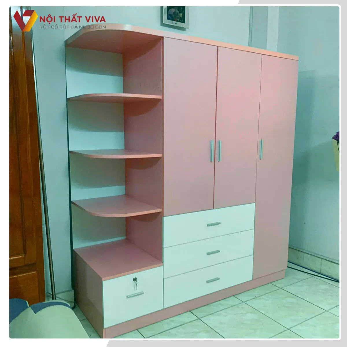 Tủ Quần Áo Cho Bé Gái