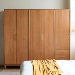 Tủ Đựng Quần Áo Bằng Gỗ Sồi Kiểu Chân Cao 5 Cánh Cao Cấp Hiện Đại Tủ Đựng Quần Áo Bằng Gỗ Sồi Kiểu Chân Cao 5 Cánh Cao Cấp Hiện Đại