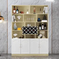 Mẫu Tủ Đựng Rượu Bằng Gỗ Công Nghiệp Chất Lượng Hiện Đại