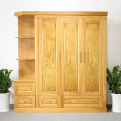 Tủ Quần Áo Gỗ Gõ Đỏ Hiện Đại 3 Cánh Có Kệ Trang Trí Đẹp Giá Rẻ Tủ Quần Áo Gỗ Gõ Đỏ Hiện Đại 3 Cánh Có Kệ Trang Trí Đẹp Giá Rẻ