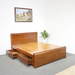 Giường Ngủ Gỗ Xoan Đào Có Ngăn Kéo Vạt Phản Màu Cánh Gián Giá Rẻ Giường Ngủ Gỗ Xoan Đào Có Ngăn Kéo Vạt Phản Màu Cánh Gián Giá Rẻ