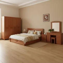 Combo Nội Thất Phòng Ngủ Gỗ Tự Nhiên Đẹp Giá Tốt 