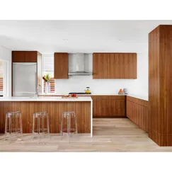 Mẫu Bếp Đẹp Gỗ MDF Màu Nâu Vân Gỗ Kiểu Chữ L Kết Hợp Bàn Đảo Hiện Đại Mẫu Bếp Đẹp Gỗ MDF Màu Nâu Vân Gỗ Kiểu Chữ L Kết Hợp Bàn Đảo Hiện Đại