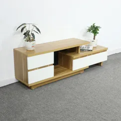 Mẫu Kệ Tivi Phòng Khách Thông Minh Gỗ MDF Melamine Màu Sọc Vàng Hiện Đại Giá Rẻ Mẫu Kệ Tivi Phòng Khách Thông Minh Gỗ MDF Melamine Màu Sọc Vàng Hiện Đại Giá Rẻ
