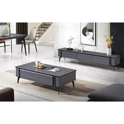 Bàn Đá Sofa Phòng Khách và Kệ Tivi Hiện Đại Màu Xám Cao Cấp Sang Trọng Bàn Đá Sofa Phòng Khách và Kệ Tivi Hiện Đại Màu Xám Cao Cấp Sang Trọng