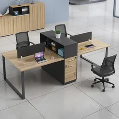 Bàn Đôi Văn Phòng Gỗ Mdf Kết Hợp Khung Chân Sắt Hiện Đại Bàn Đôi Văn Phòng Gỗ Mdf Kết Hợp Khung Chân Sắt Hiện Đại