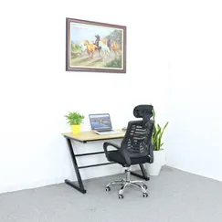 Bàn Gamming Chữ Z Gỗ MDF Màu Sồi Chân Sắt Bền Đẹp Giá Rẻ Bàn Gamming Chữ Z Gỗ MDF Màu Sồi Chân Sắt Bền Đẹp Giá Rẻ