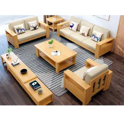 Bàn Ghế Sofa Gỗ Phòng Khách Hiện Đại 6 Món Gỗ Sồi Nga Đẹp Tinh Tế Bàn Ghế Sofa Gỗ Phòng Khách Hiện Đại 6 Món Gỗ Sồi Nga Đẹp Tinh Tế