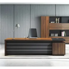 Bàn Giám Đốc Cao Cấp Gỗ Mdf Phủ Melamine Thiết Kế Hiện Đại Sang Trọng