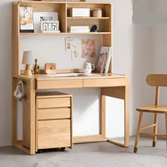 Bàn Học Kèm Kệ Sách Cho Bé Bằng Gỗ Tự Nhiên Giá Tốt Bàn Học Kèm Kệ Sách Cho Bé Bằng Gỗ Tự Nhiên Giá Tốt