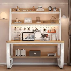 Bàn Học Sinh Đa Năng Kết Hợp Kệ Sách Và Giá Treo Tiện Lợi  Bàn Học Sinh Đa Năng Kết Hợp Kệ Sách Và Giá Treo Tiện Lợi