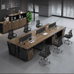 Bàn Nhân Viên Có Vách Ngăn Gỗ Mdf Melamine Kết Hợp Chân Sắt Hiện Đại Bàn Nhân Viên Có Vách Ngăn Gỗ Mdf Melamine Kết Hợp Chân Sắt Hiện Đại