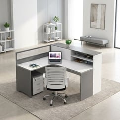 Bàn Nhân Viên Văn Phòng Gỗ Công Nghiệp Thiết Kế Hiện Đại Chất Lượng 