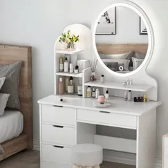 Bàn Phấn Gỗ Công Nghiệp Chất Lượng Bền Đẹp Giá Tốt