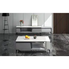 Bàn Sofa Mặt Đá Và Kệ Tivi Phòng Khách Hiện Đại Sang Trọng Giá Tốt