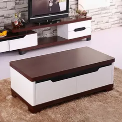 Bàn Trà Sofa Gỗ Công Nghiệp Màu Nâu Phối Trắng Đẹp Giá Rẻ Bàn Trà Sofa Gỗ Công Nghiệp Màu Nâu Phối Trắng Đẹp Giá Rẻ