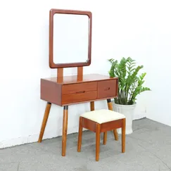 Bàn Trang Điểm Gỗ Tự Nhiên Hiện Đại Chân Choãi Màu Xoan Đào Đẹp Giá Rẻ Bàn Trang Điểm Gỗ Tự Nhiên Hiện Đại Chân Choãi Màu Xoan Đào Đẹp Giá Rẻ