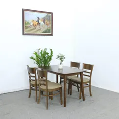 Bộ Bàn Ăn Cabin 4 Ghế Màu Nâu Gọn Đẹp Giá Rẻ Bộ Bàn Ăn Cabin 4 Ghế Màu Nâu Gọn Đẹp Giá Rẻ