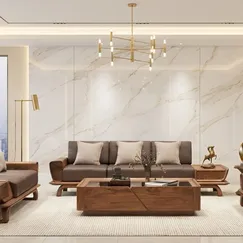 Bộ Bàn Ghế Phòng Khách Gỗ Óc Chó Cao Cấp Vẫn Gỗ Rõ Nét Chất Lượng 