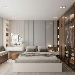 Bộ Nội Thất Phòng Ngủ Gỗ Công Nghiệp Hiện Đại Chất Lượng Bền Bỉ 