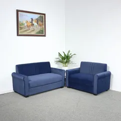 Bộ Sofa Nỉ Nhung Màu Xanh Dương Đẹp Hiện Đại Giá Rẻ Bộ Sofa Nỉ Nhung Màu Xanh Dương Đẹp Hiện Đại Giá Rẻ